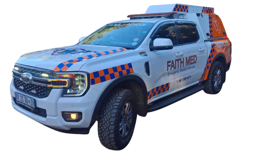 Faith Med Response vehicle